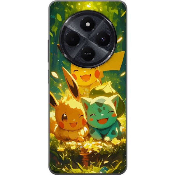 Xiaomi Redmi A4 Läpinäkyvä kuori Pixelmonster pelityyli - v