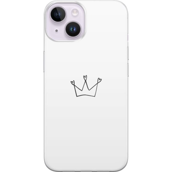 Apple iPhone 14 Genomskinligt Skal Krona