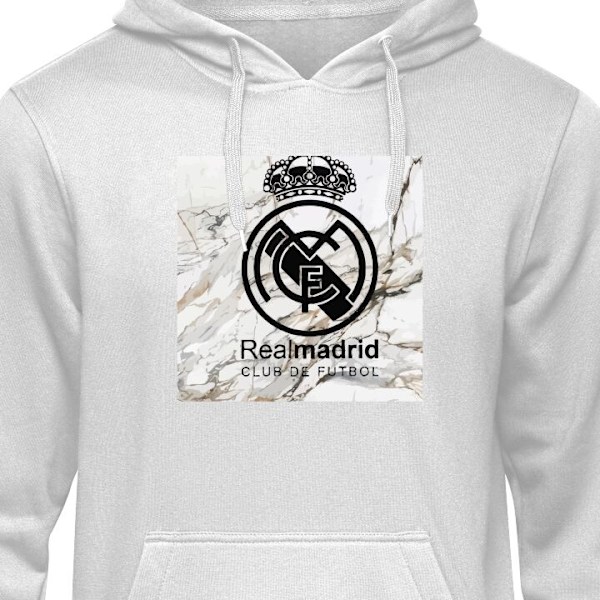 Barn-Hoodie | Mjuk Huvtröja för Barn Real Madrid grå 9-11 År