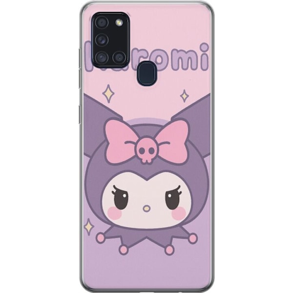 Samsung Galaxy A21s Genomskinligt Skal Kuromi Kawaii