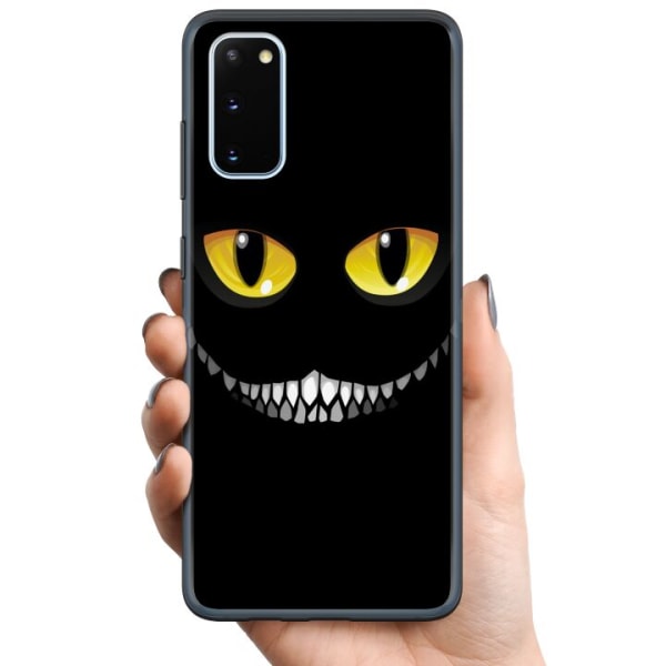 Samsung Galaxy S20 TPU Mobilskal Eyes In The Dark Black