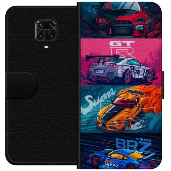 Xiaomi Redmi Note 9S Plånboksfodral Subaru Racing