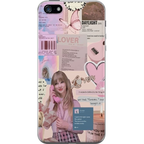 Apple iPhone 5 Läpinäkyvä kuori Taylor Swift