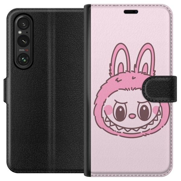 Sony Xperia 1 VI Lompakkokotelo Labubu Eläinradan Bunny-versio