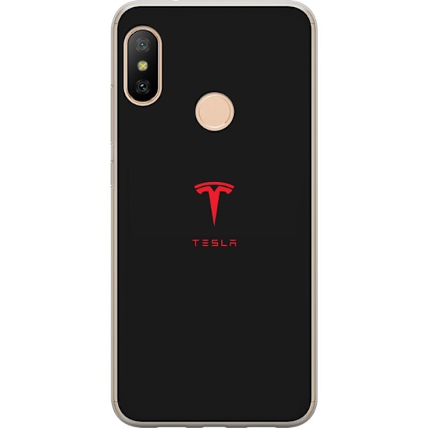 Xiaomi Redmi 6 Pro Gennemsigtig cover Tesla