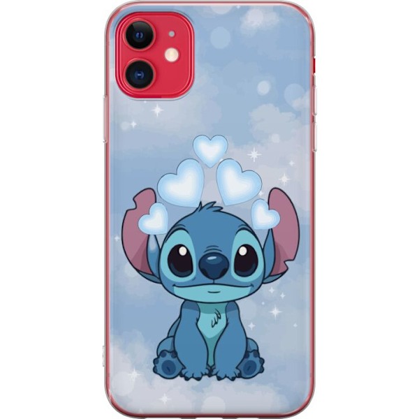 Apple iPhone 11 Genomskinligt Skal Stitch Hoppande Glädje – Rolig Design för Present
