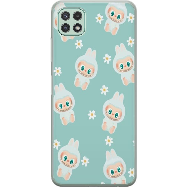 Samsung Galaxy A22 5G Läpinäkyvä kuori Labubu Candy Vibes