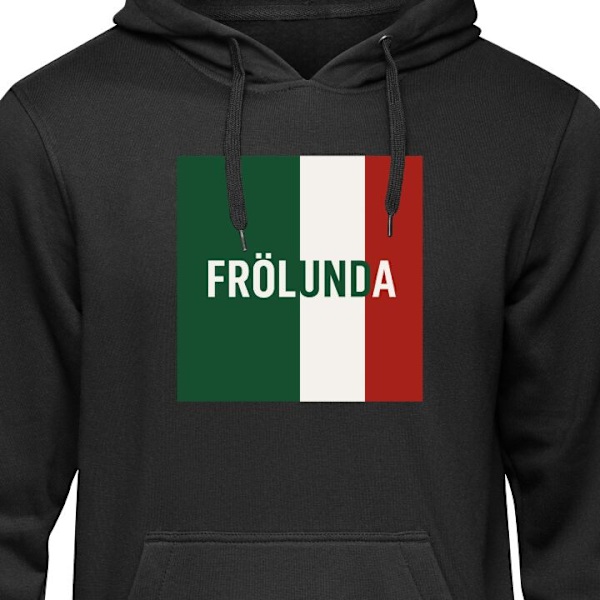 Hoodie för Vuxen | Bekväm Huvtröja Frölunda – Hockey svart S