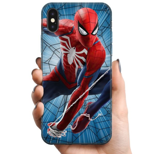 Apple iPhone X TPU Mobilcover Spidermand