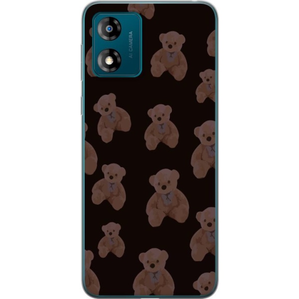 Motorola Moto E13 Genomskinligt Skal En björn flera björnar