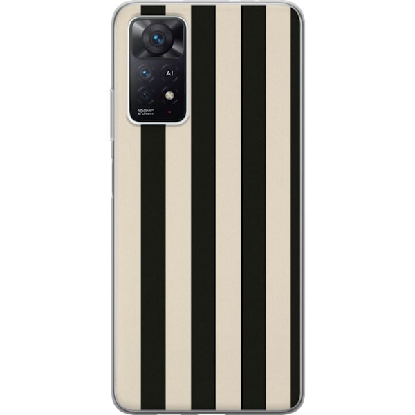 Xiaomi Redmi Note 11 Pro 5G Genomskinligt Skal Line Flow