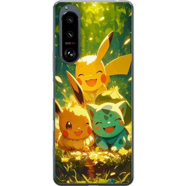 Sony Xperia 5 III Gennemsigtig cover Pixelmonster spillestil -