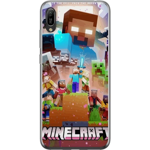 Huawei Y6 Pro (2019) Gennemsigtig cover Minecraft