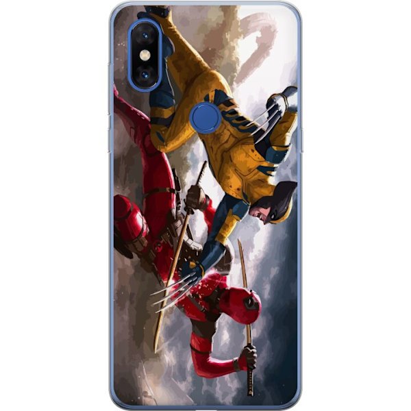 Xiaomi Mi Mix 3 Läpinäkyvä kuori Wolverine Deadpool