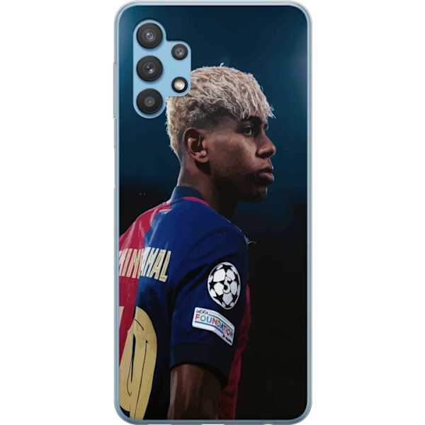 Samsung Galaxy A32 5G Gjennomsiktig deksel Lamine Yamal - Barcelonas Wonderkid i Fokus