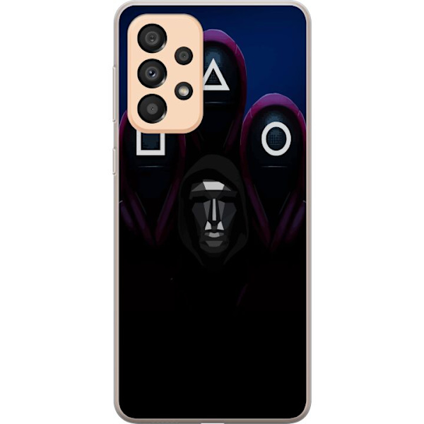 Samsung Galaxy A33 5G Läpinäkyvä kuori Squid Game Kausi 3 Uudet Ikoni Suosittu Sarja TV Motiivi Aasialainen Draama Trendikäs Graafinen Suunnittelu