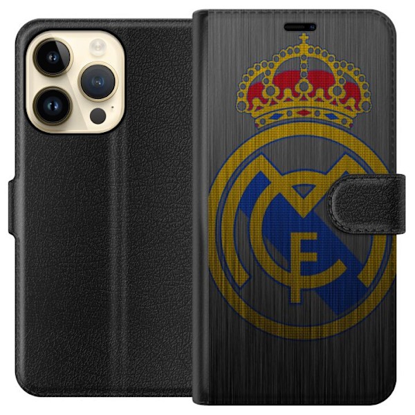 Apple iPhone 15 Pro Plånboksfodral Real Madrid CF