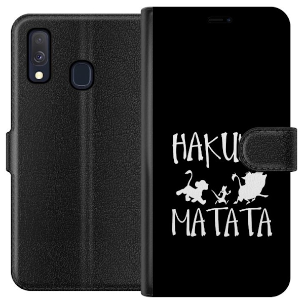 Samsung Galaxy A40 Lompakkokotelo Hakuna Matata