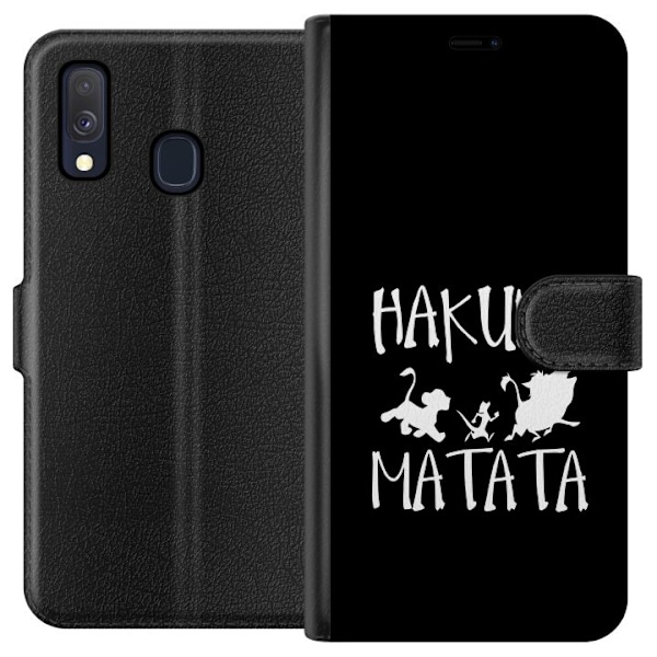 Samsung Galaxy A40 Tegnebogsetui Hakuna Matata