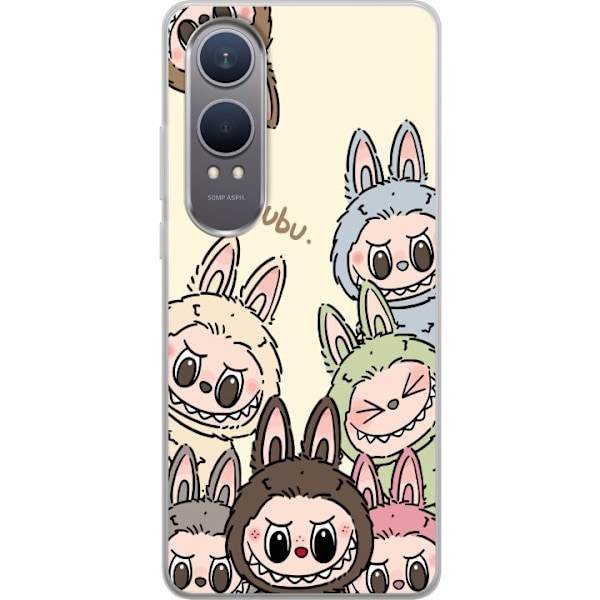 OnePlus Nord CE4 Lite Gjennomsiktig deksel Labubu Pastel Collection