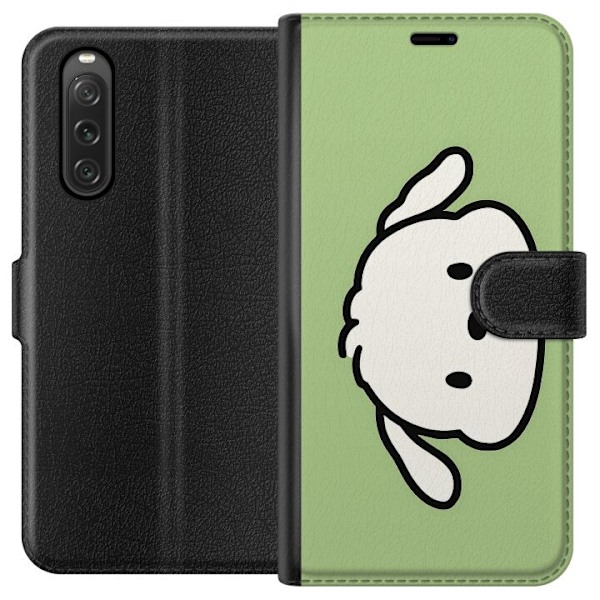 Sony Xperia 10 V Lompakkokotelo Snoopy Flip