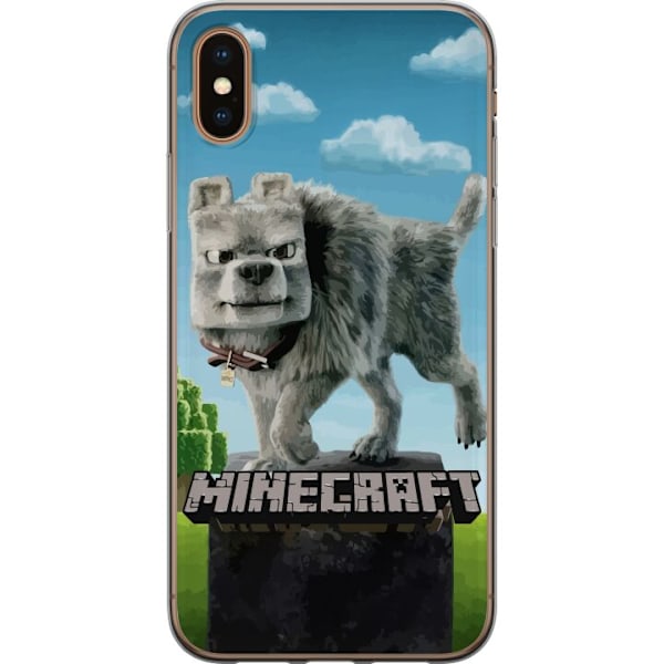 Apple iPhone XS Genomskinligt Skal A Minecraft Movie
