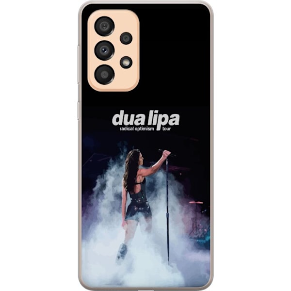 Samsung Galaxy A33 5G Genomskinligt Skal Dua Lipa – Signature Looks & Vibes