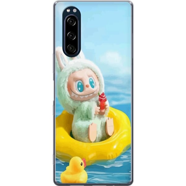 Sony Xperia 5 Gjennomsiktig deksel Labubu Stripe Attack - Stri