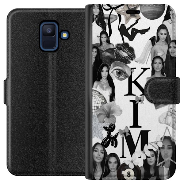 Samsung Galaxy A6 (2018) Lompakkokotelo Kim Kardashian – Aesthetic Look 2025