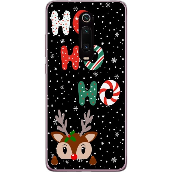 Xiaomi Mi 9T Pro  Genomskinligt Skal HO HO HO