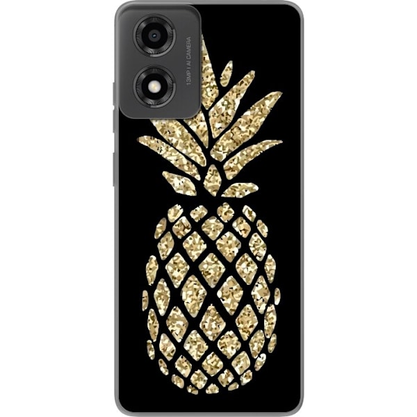 Motorola Moto E14 Gennemsigtig cover Ananas