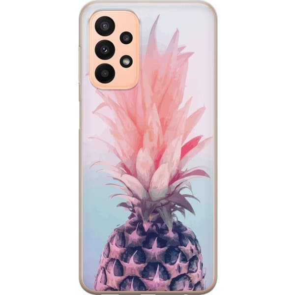 Kompatibelt Mobildeksel til Samsung Galaxy A23 Ananas