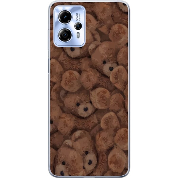 Motorola Moto G13 Gennemsigtig cover Teddy