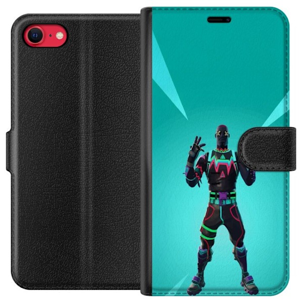 Apple iPhone SE (2022) Tegnebogsetui sort ridder fortnite