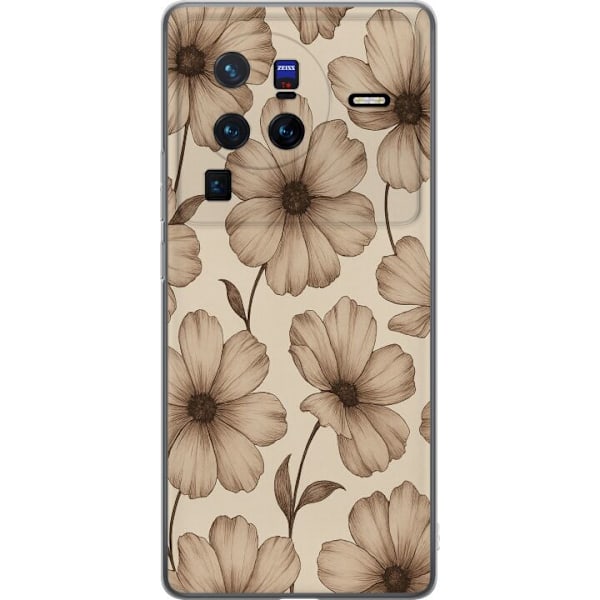 vivo X80 Pro Gennemsigtig cover Pastel Rush