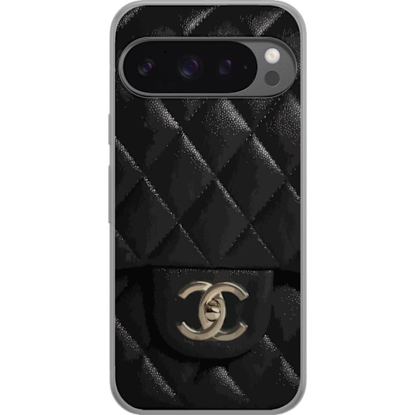 Google Pixel 9 Pro XL Gennemsigtig cover Chanel Sort