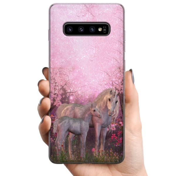 Samsung Galaxy S10 TPU Mobilcover Enicorn