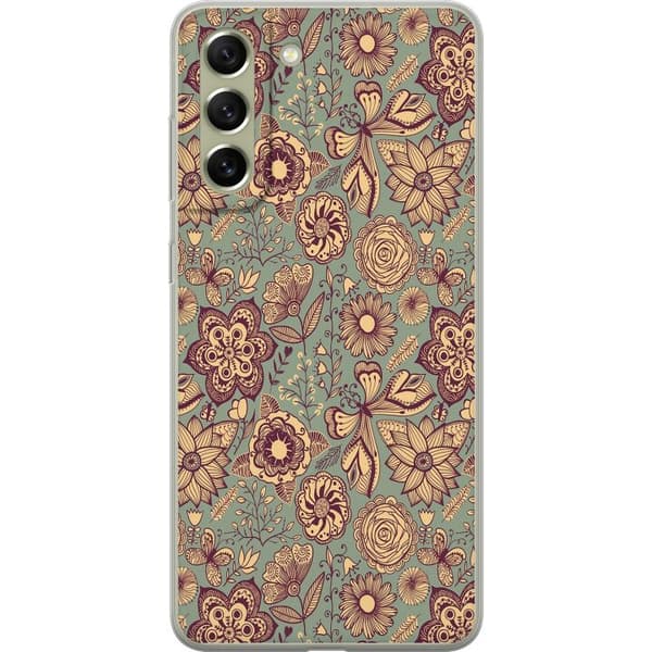 Kompatibelt Mobildeksel til Samsung Galaxy S21 FE 5G Vintage Blomster