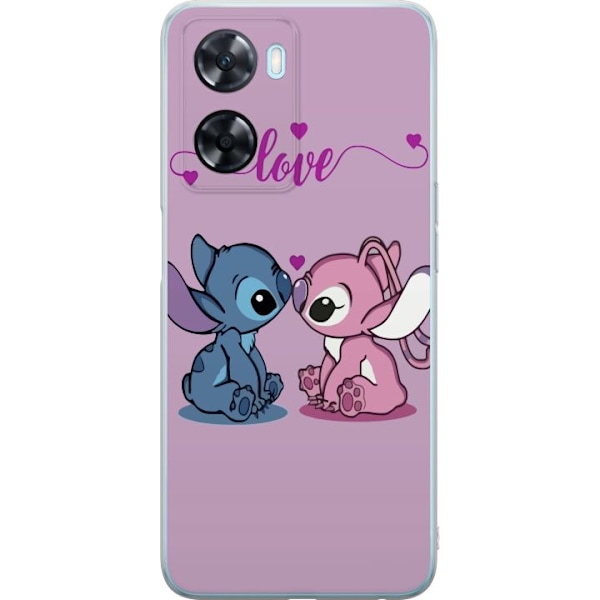 OnePlus Nord N20 SE Genomskinligt Skal Lilo & Stitch – Angel