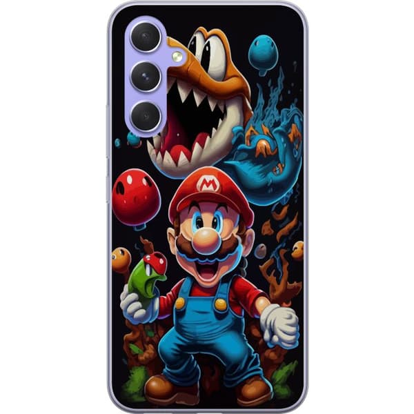 Kompatibelt Mobildeksel til Samsung Galaxy A54 Super Mario