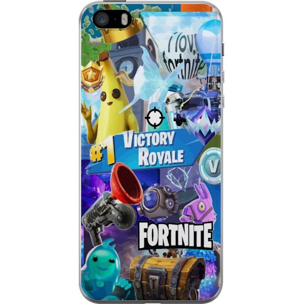 Apple iPhone SE (2016) Läpinäkyvä kuori Fortnite