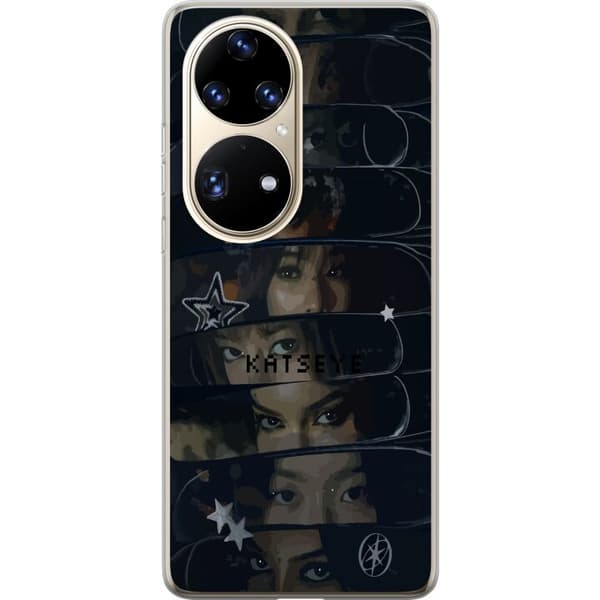 Kompatibelt Mobildeksel til Huawei P50 Pro KATSEYE svart