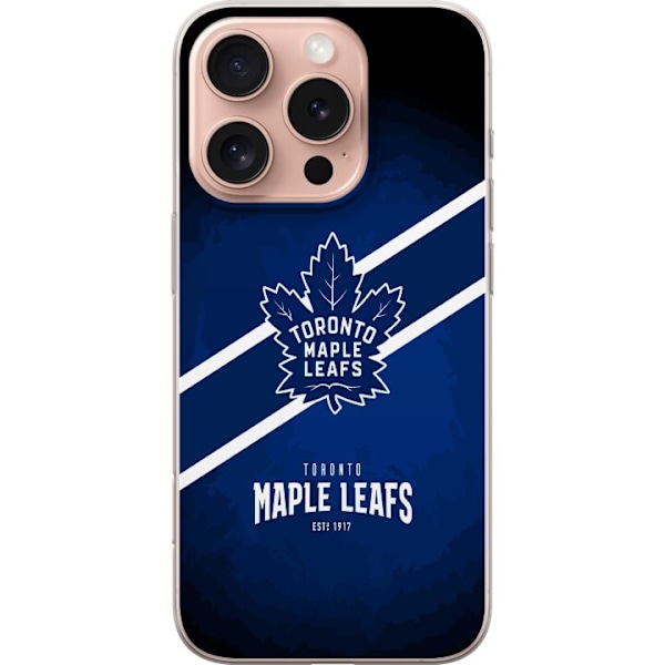 Apple iPhone 16 Pro Läpinäkyvä kuori Toronto Maple Leafs (N