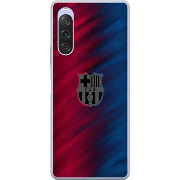 Sony Xperia 10 V Gennemsigtig cover FC Barcelona