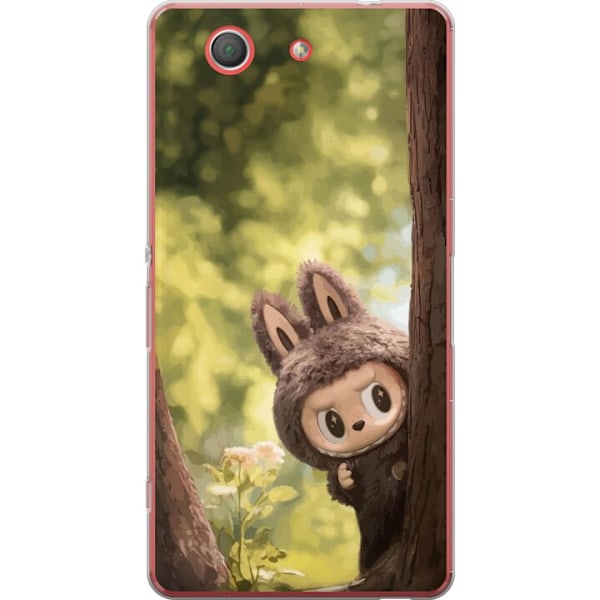 Sony Xperia Z3 Compact Genomskinligt Skal Labubu Graffiti Vibes – Gatukonst i monsterform