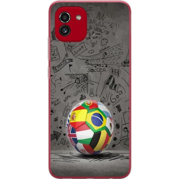 Samsung Galaxy A03 Deksel / Mobildeksel - Fotboll Världen