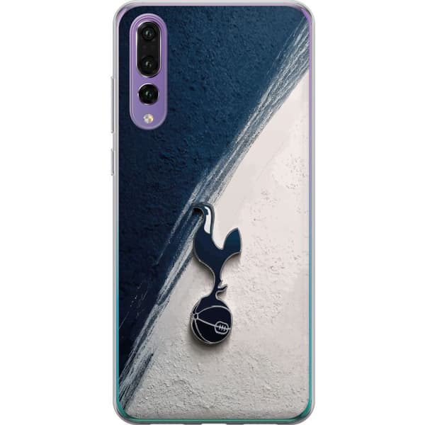 Kompatibelt Mobildeksel til Huawei P20 Pro Tottenham Hotspur-emblem i minimalistisk mørk design blå