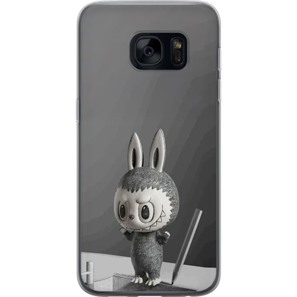 Samsung Galaxy S7 Läpinäkyvä kuori Pop Mart MEGA LABUBU LABUBU Sketch 1000%