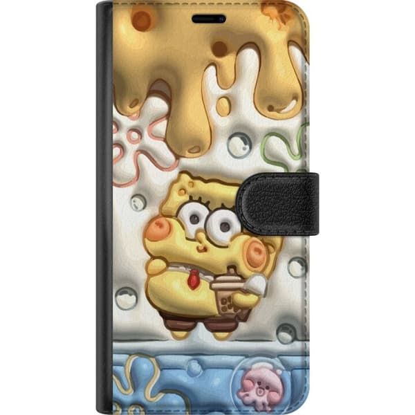 Kompatibelt Plånboksfodral till Apple iPhone 12 Svampbob Fyrkant