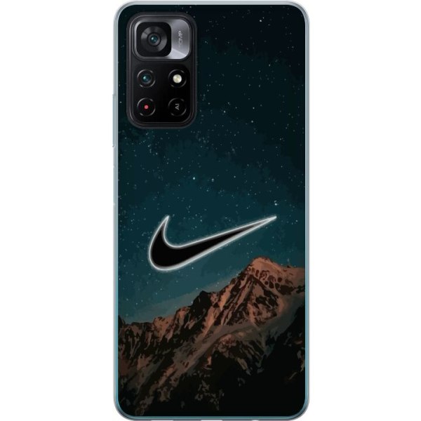 Xiaomi Poco M4 Pro 5G Gennemsigtig cover Nike